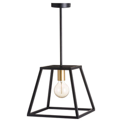 Pippa Piped Black Ceiling Light
