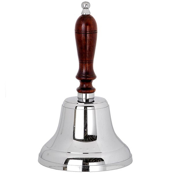 Large Silver Sulby School Bell