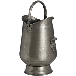 Metal silver Coal Bucket
