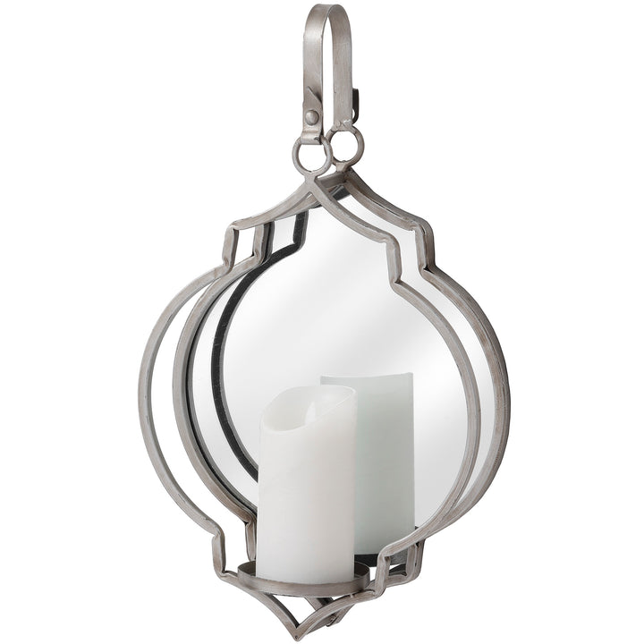 Mirrored Candle Wall Candle Holder
