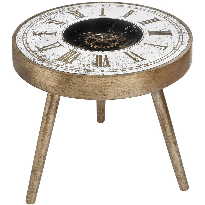 Ethan Table Clock With Visible Mechanism