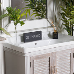 Get Naked Metalic Detail Plaque