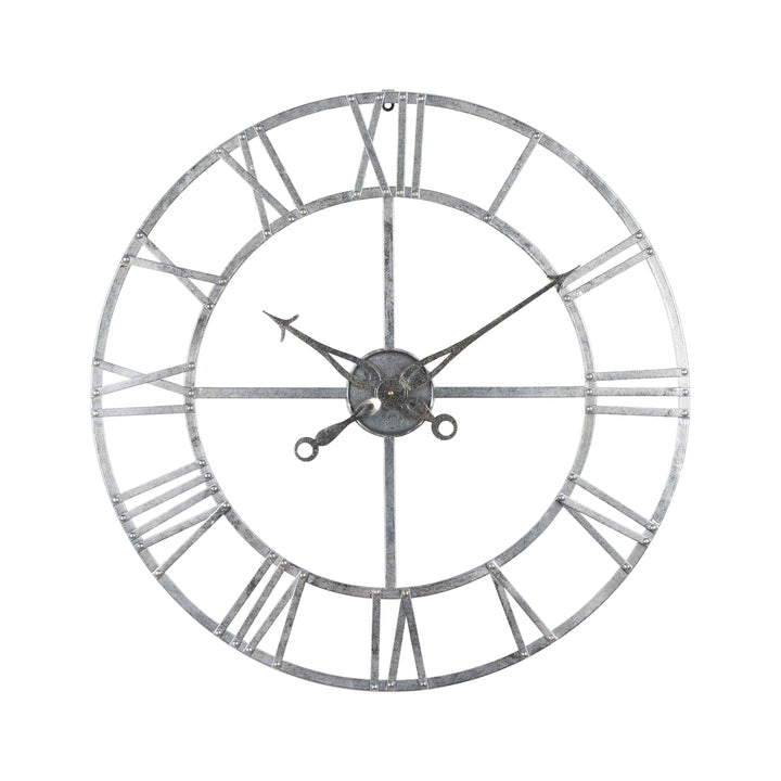 Silver Skeleton Wall Clock