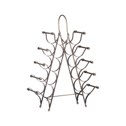 The Chester Wine Bottle Stand In Bronze