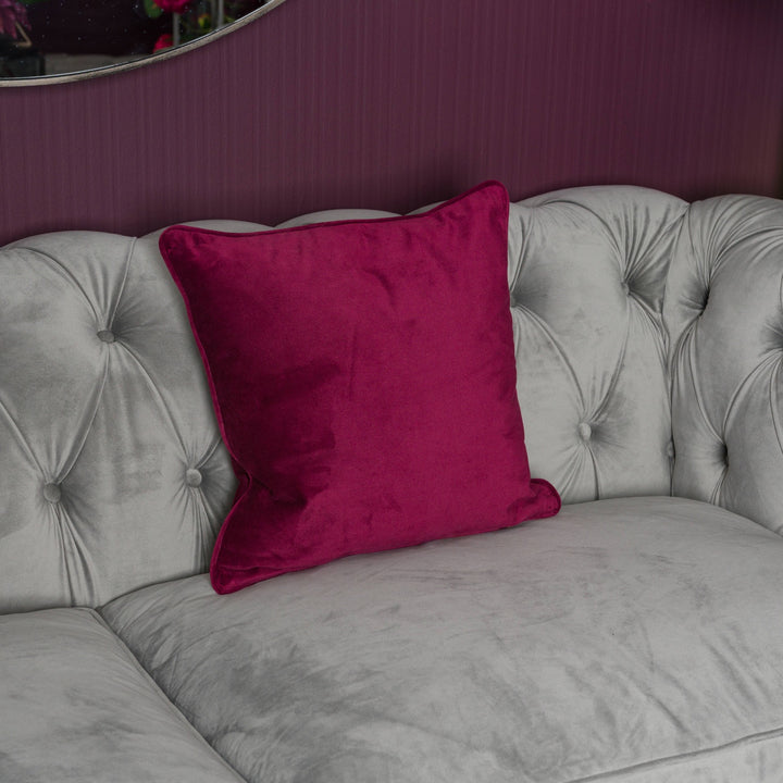 Red Velvet Cushion 40x40cm