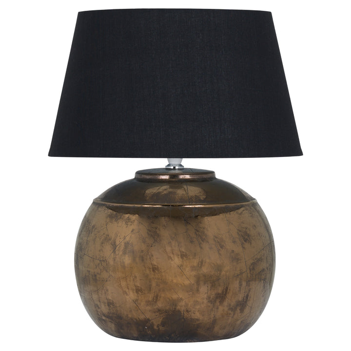 Isa Bronze Metallic Ceramic Table Lamp
