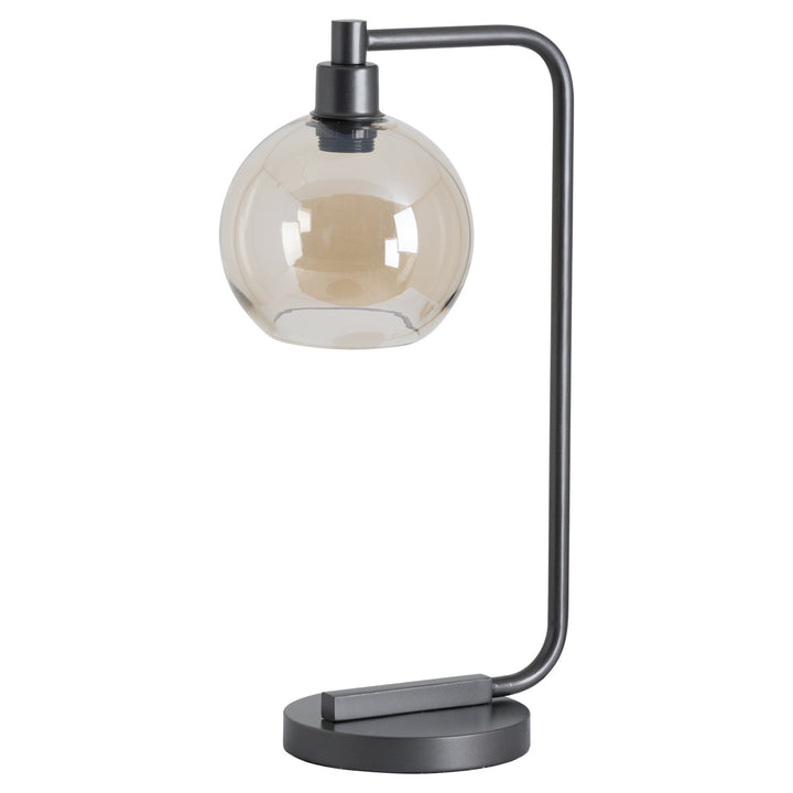 Lichfield Desk Lamp With Smoked Glass