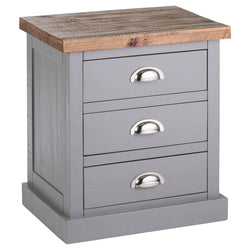 The Lakes Collection 3 Drawer Bedside