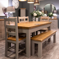 The Lakes Collection 2 Drawer Dining Table