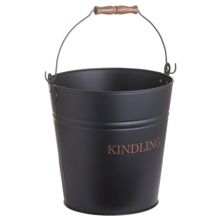 Black Kindling Bucket