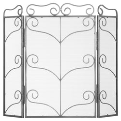 The Darley Heavy Large Antique Silver Fire Screen