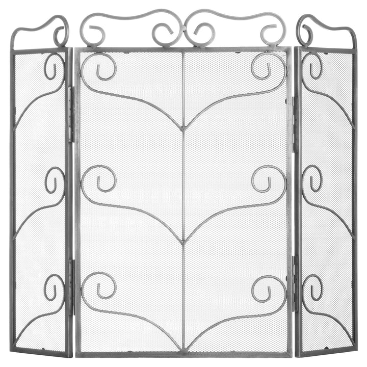 The Darley Heavy Large Antique Silver Fire Screen