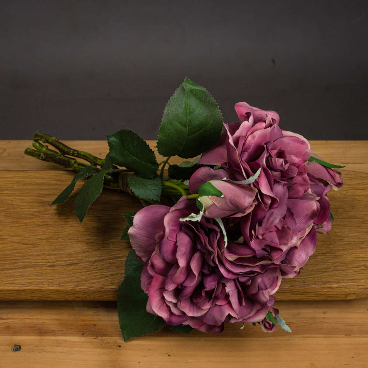 Dusty Pink Short Stem Rose Bouquet