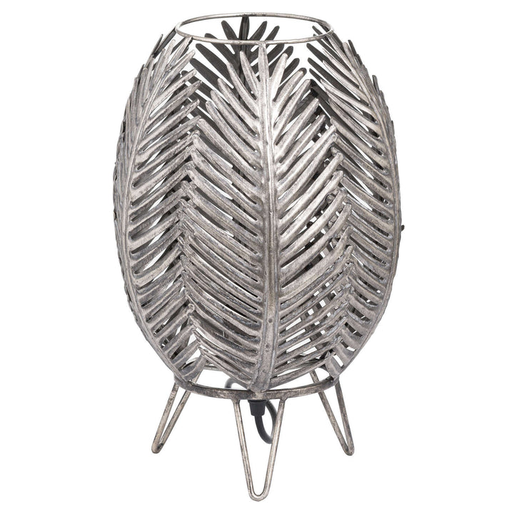 Tropical Palm Closed Leaf Table Lamp