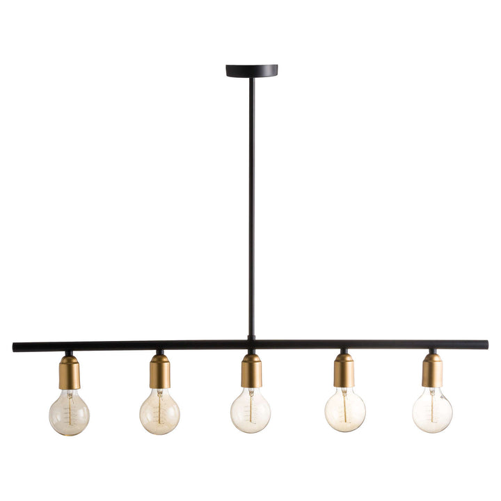 Ivan Industrial Five Bulb Bar Light