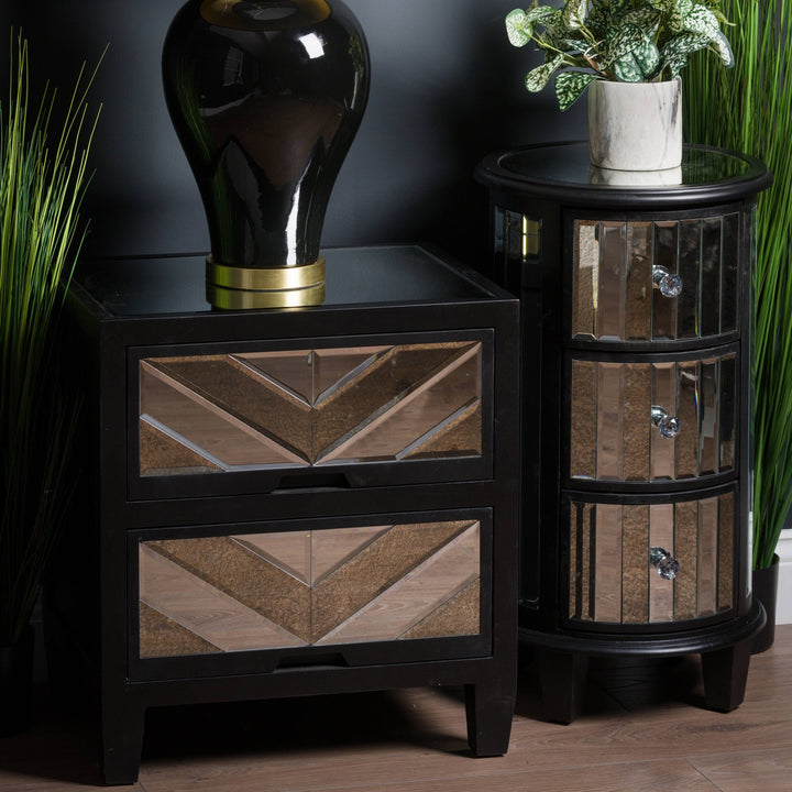 Savoy Collection Circular 3 Drawer Unit