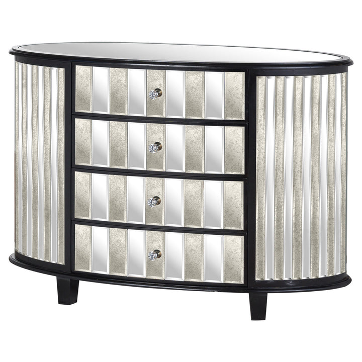 Savoy Collection 4 Drawer Oval Chest