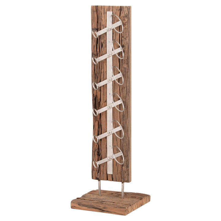 Graham Rustic Timber 6 Bottle Wine Rack