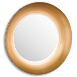Rita Large Gold Rimmed Mirror