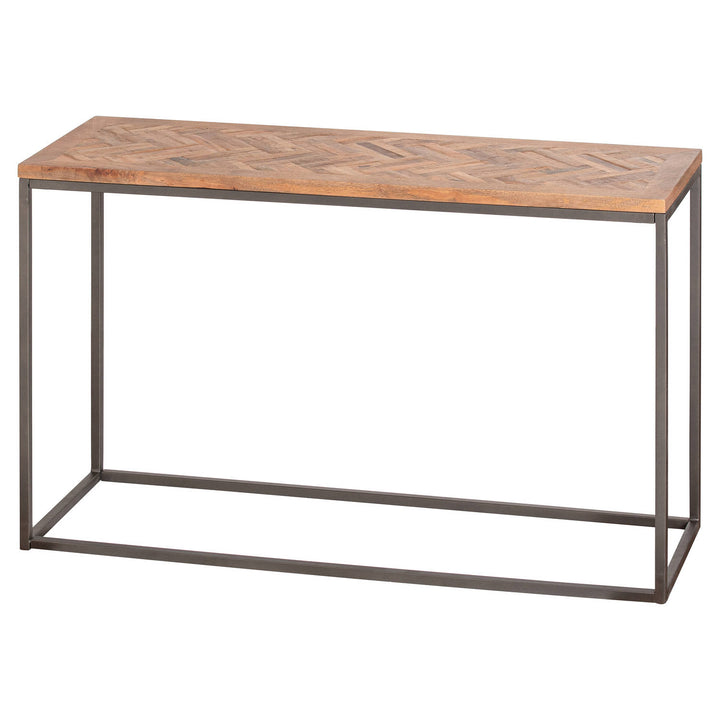 Boston Collection Console Table With Parquet Top
