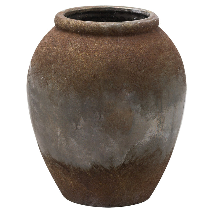 Venice Aged Stone Tall Vase