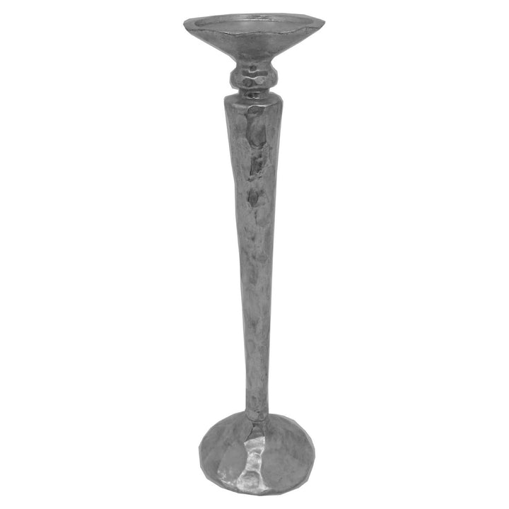Large Hammered Candle Holder