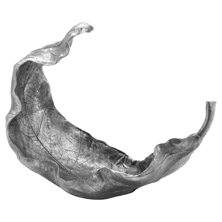 Large Silver Leaf Sculpture