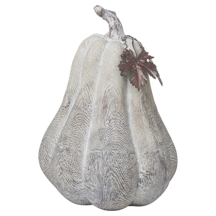 Carved Wood Effect Tall Squash