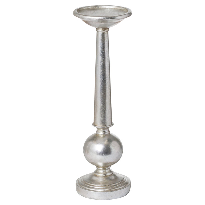 Alfie Silver Small Column Candle Stand
