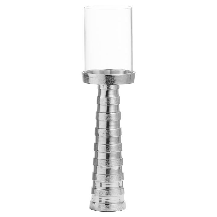 Coco Silver Medium Candle Holder